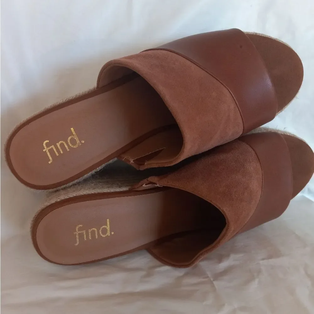 Find Platform Wedge Mules Women's Size 8.5